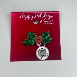 Kim Rogers Holly Jolly Pin
